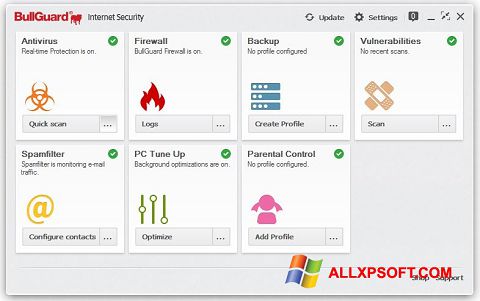 Screenshot BullGuard Windows XP