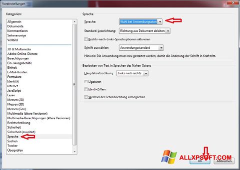 Screenshot Adobe Reader Windows XP