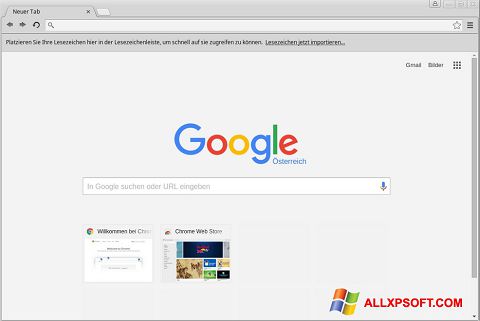 Screenshot Google Chrome Windows XP