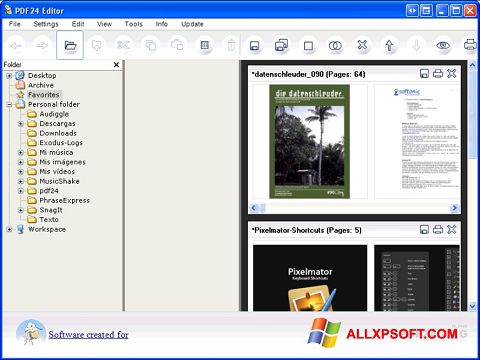 Screenshot PDF24 Creator Windows XP