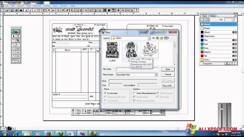 Screenshot Adobe PageMaker Windows XP