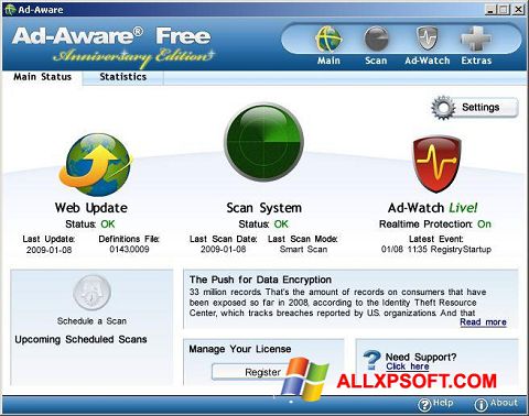 Screenshot Ad-Aware Free Windows XP