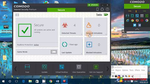 Screenshot Comodo Internet Security Premium Windows XP