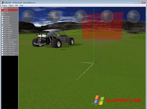 Screenshot 3D Rad Windows XP