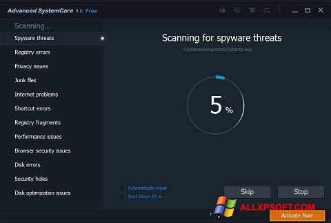 Screenshot Advanced SystemCare Pro Windows XP