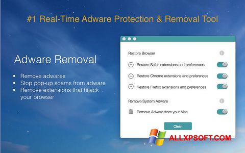 Screenshot Adware Removal Tool Windows XP