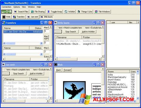 Screenshot Soulseek Windows XP