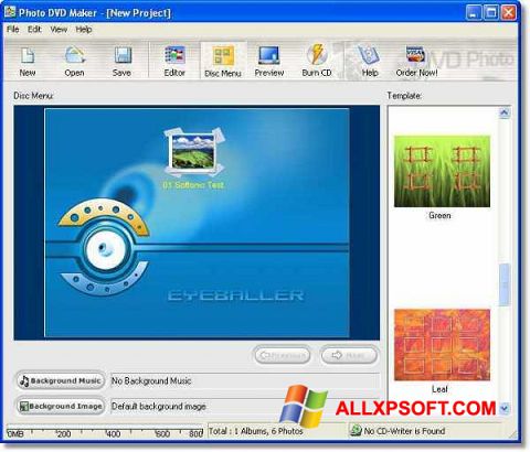 Screenshot DVD Maker Windows XP